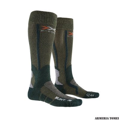 CALZE - X-SOCKS - HUNT LONG 4.0 Olive Green/Fst. Green