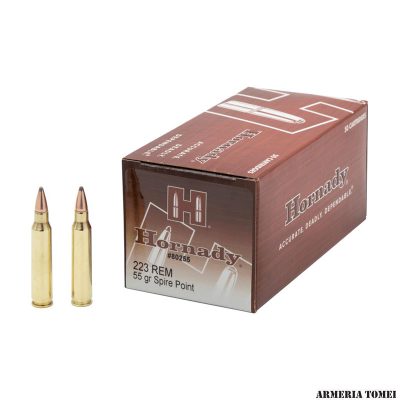 MUNIZIONI - HORNADY - 30223 Remington 55 gr SP Custom™ -80255