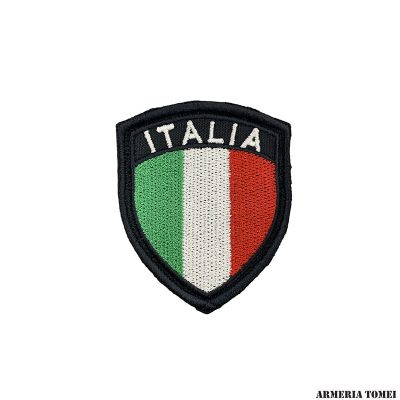 PATCH - ITALIA RICAMATO CON VELCRO -blu