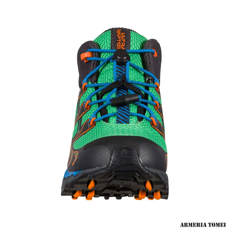 SCARPE - BIMBO/A - LA SPORTIVA - ULTRA RAPTOR II MID JR GTX Carbon/Flame - immagine 4