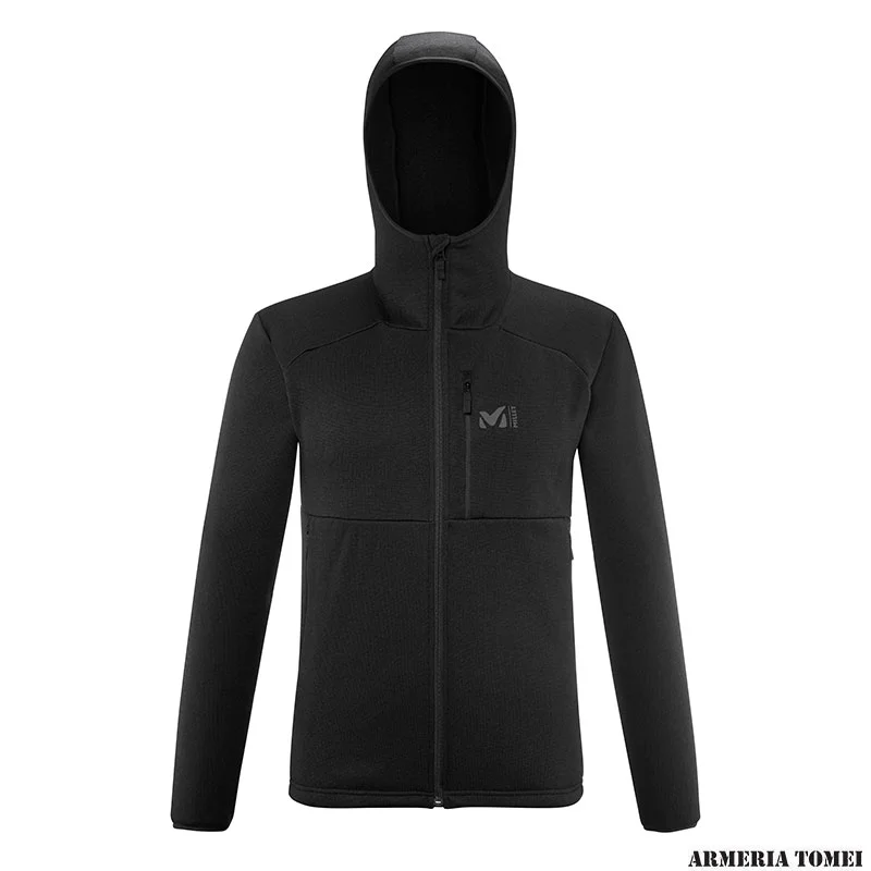 PILE UOMO - MILLET - TRIBENI HOODIE M Black-Noir