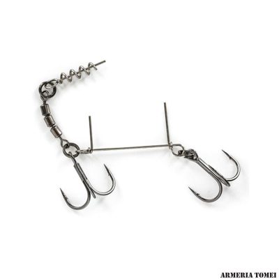 MOLIX - SOFTBAIT STINGER HOOKS #1 (Tandem Treble Hook)