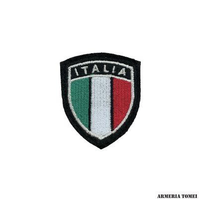 PATCH - ITALIA RICAMATO CON VELCRO (PER POLO) -blu