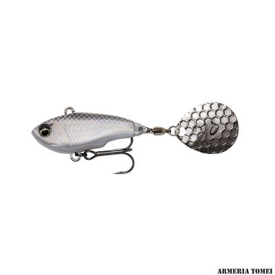 SAVAGE GEAR - FAT TAIL SPIN 5.5cm/9g Sinking WHITE SILVER