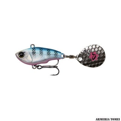 SAVAGE GEAR - FAT TAIL SPIN 5.5cm/9g Sinking BLUE SILVER PINK