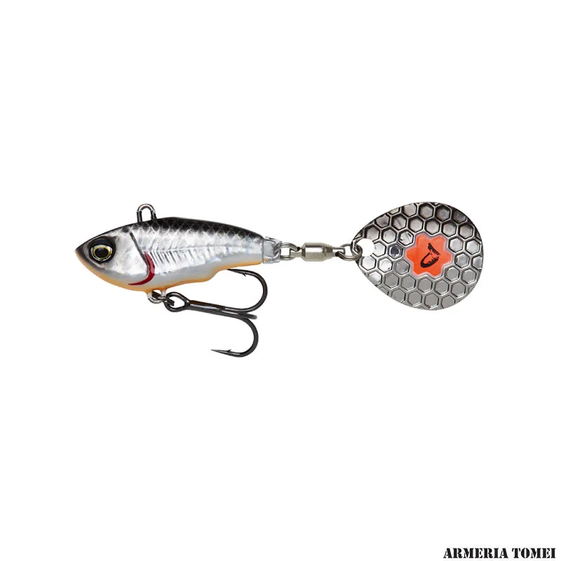 SAVAGE GEAR - FAT TAIL SPIN 5.5cm/9g Sinking DIRTY SILVER