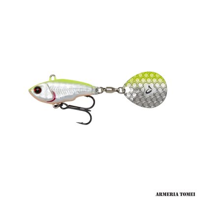 SAVAGE GEAR - FAT TAIL SPIN 5.5cm/9g Sinking LEMON BACK FLASH