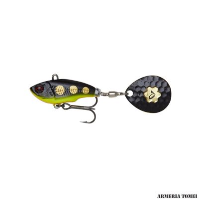 SAVAGE GEAR - FAT TAIL SPIN 5.5cm/9g Sinking BLACK MAGIC