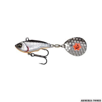 SAVAGE GEAR - FAT TAIL SPIN 6.5cm/16g Sinking DIRTY SILVER
