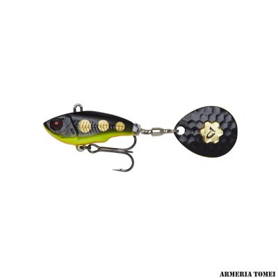 SAVAGE GEAR - FAT TAIL SPIN 6.5cm/16g Sinking BLACK MAGIC