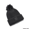 CAPPELLO - UNDER ARMOUR -COLDGEAR® INFRARED HALFTIME RIBBED POM Black - 001
