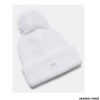 CAPPELLO - UNDER ARMOUR -COLDGEAR® INFRARED HALFTIME RIBBED POM White / Ghost Gray - 100