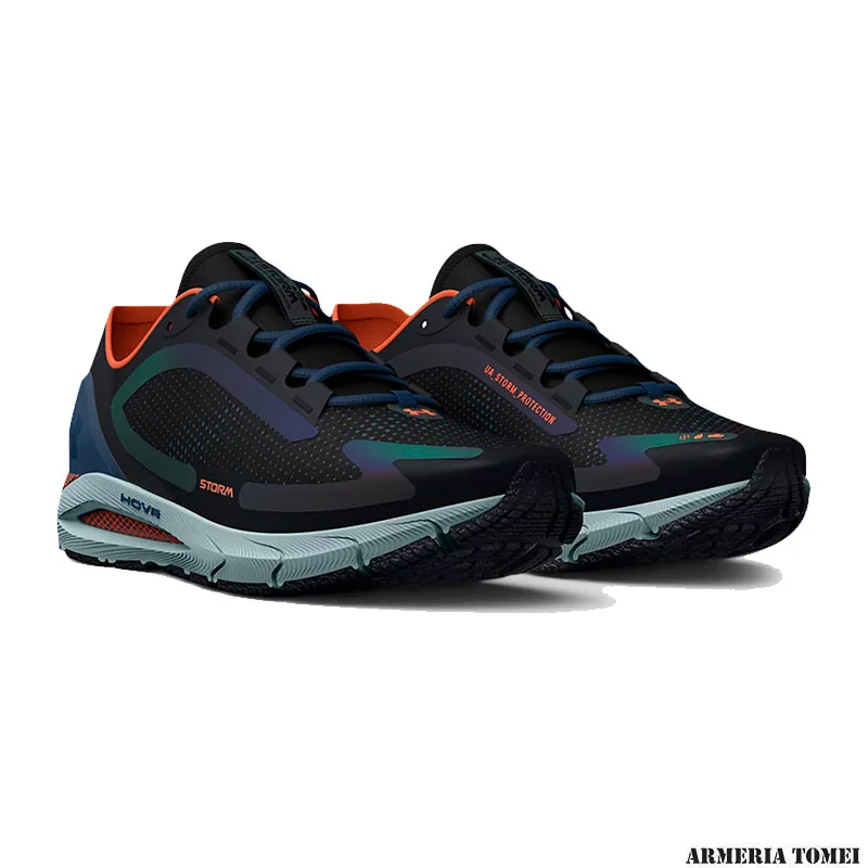 UNDER ARMOUR - UOMO - UA HOVR™ SONIC 5 Black / Petrol Blue - 002 - immagine 4