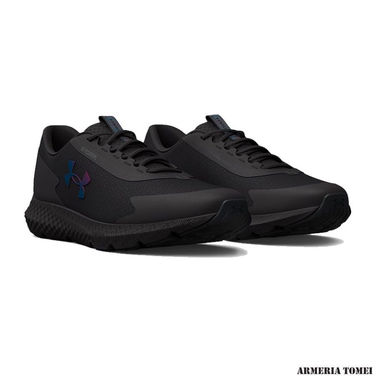 UNDER ARMOUR UOMO CHARGED ROGUE 3 STORM Black 001 Armeria Tomei