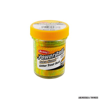 BERKLEY - POWERBAIT® GLITTER TROUT BAIT EXTRA SCENT 1.75oz 50g RAINBOW