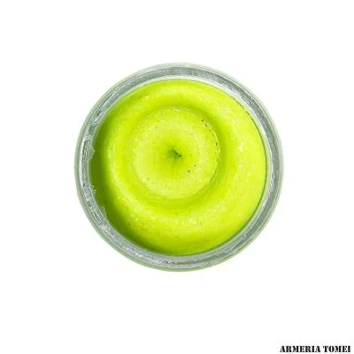 BERKLEY - POWERBAIT® GLITTER TROUT BAIT EXTRA SCENT GARLIC/AIL 1.75oz 50g Chartreuse