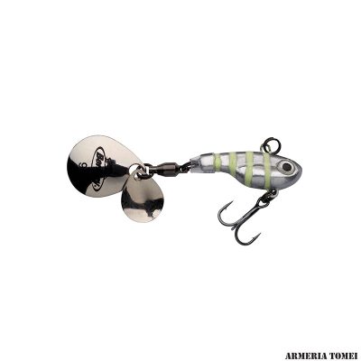 BERKLEY - PULSE SPINTAIL 6cm | 9 g Glow Silver Zebra