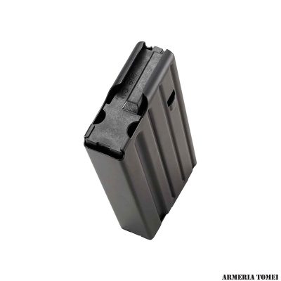 CARICATORE - DURAMAG Caricatore SS AR10/SR25 .308W., Acciaio Inox, 20 colpi, T360 Nero, Elevatore Arancione, Molla Everflex