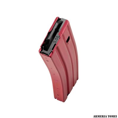 CARICATORE - DURAMAG Caricatore Speed AR15 .223R./5.56 Inf. 30 colpi, Anod. Rosso, T360, Elevatore Nero, Molla Everflex