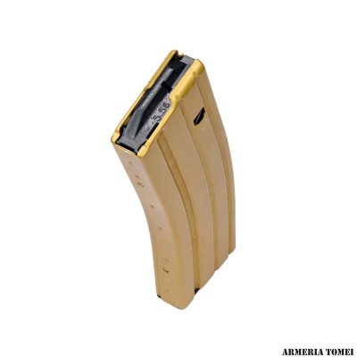 CARICATORE - DURAMAG Caricatore Speed AR15 .223R./5.56 Inf. 30 colpi, Anod. Desert Gold, T360, Elevatore Nero, Molla Everflex