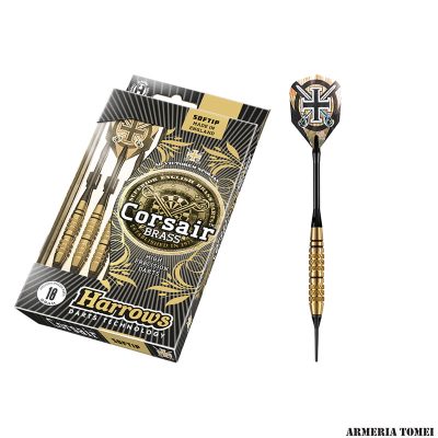 HARROWS - CORSAIR BRASS SOFTIP 18G HIGH PRECISION DARTS (3PZ)