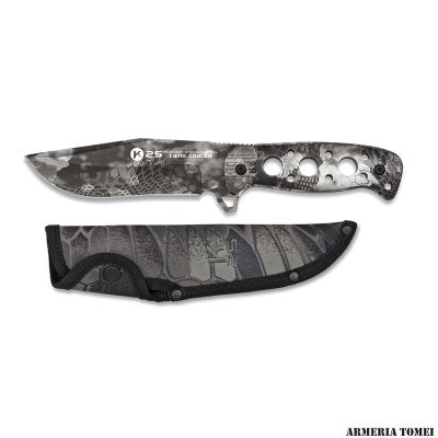 K25 - COLTELLO PHYTON MIMETICO LAMA FISSA 14CM