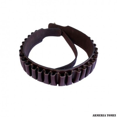 MAREMMANO - CINTA CARTUCCERA IN PELLE CAL. 28