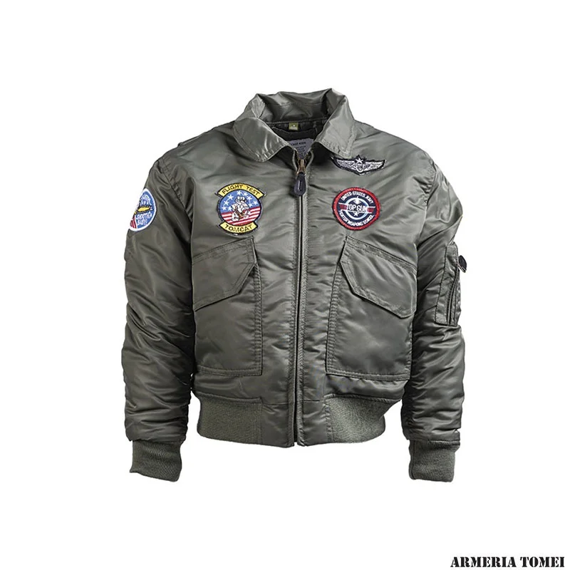 BIMBO/A - MIL-TEC - GIACCA DA VOLO MA1® KIDS M.ABZ. OLIVA