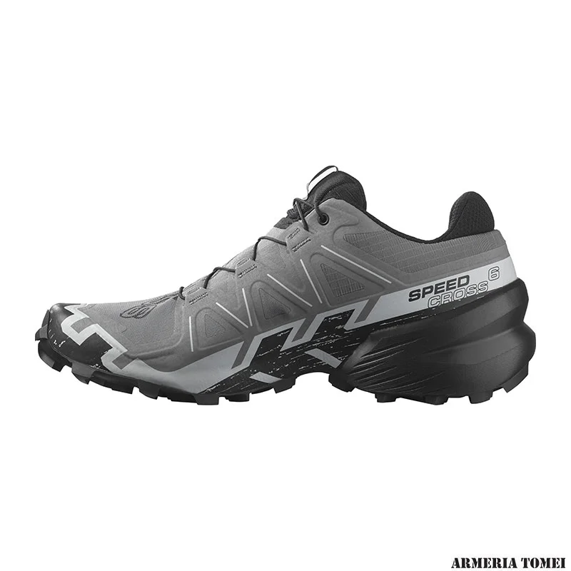 SALOMON - UOMO - SPEEDCROSS 6 Quiet Shade / Black / Pearl Blue - immagine 5