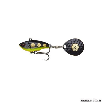 SAVAGE GEAR - FAT TAIL SPIN 8cm/24g SINKING BLACK MAGIC