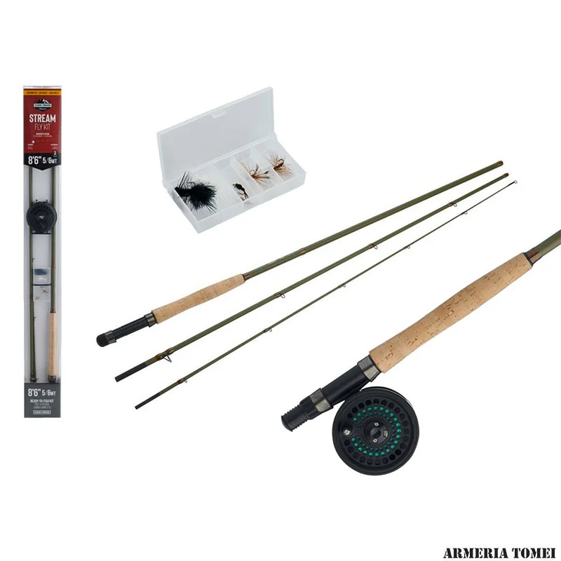 SHAKESPEARE - CEDAR CANYON STREAM FLY KIT MODERATE ACTION 8'6" 5/6WT (3PZ.)