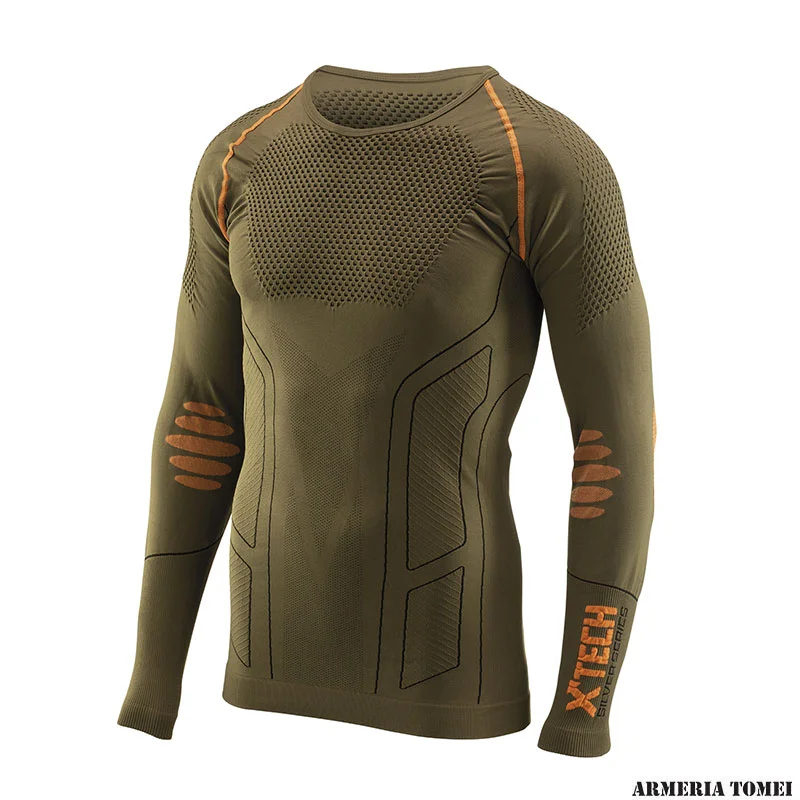 X TECH - MAGLIA EVOLUTION GIROCOLLO VERDE