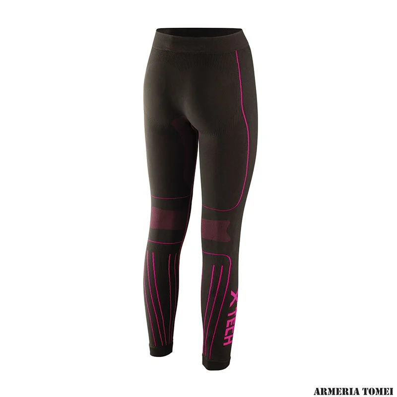X TECH - PANTA DOLOMITI (donna) NERO-FUXIA - immagine 2