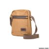 RADAR - BORSA PICCOLA IN TESSUTO STONE WASH CON LAMPO SOPRA A TRACOLLA 25x28x8