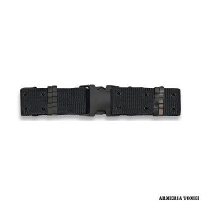 BARBARIC - CINTURONE NYLON NERA CON FIBBIA IN PVC