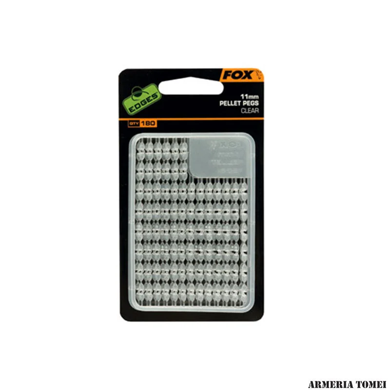 FOX - EDGES™ PELLET PEGS 11mm CLEAR (180pz)