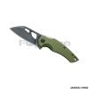 FOX EDGE - ATRAX FOLDING KNIFE BLACK STONEWASHED OD GREEN