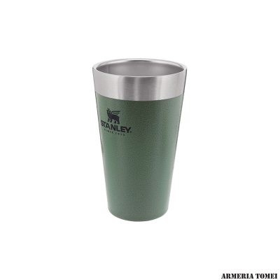 STANLEY - ADVENTURE IMPILABILE BIRRA PINTA 16oz /470ml Hammertone Green