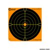 CALDWELL - BERSAGLI REATTIVI ORANGE PEEL 12'/30cm Bulls-Eye (10 FOGLI)