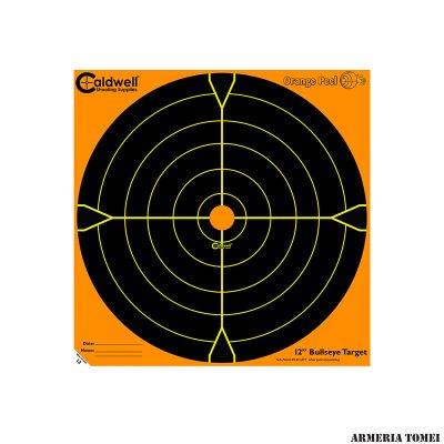 CALDWELL - BERSAGLI REATTIVI ORANGE PEEL 12'/30cm Bulls-Eye (10 FOGLI)