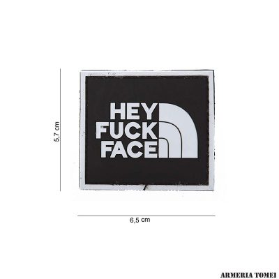 PATCH - TOPPA 3D PVC 4 HEY FUCK FACE #12044