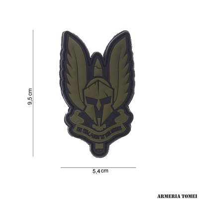 PATCH - 3D PVC SPARTAN VERDE #10099