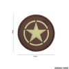 PATCH - 3D PVC ALLIED STAR MARRONE #18045