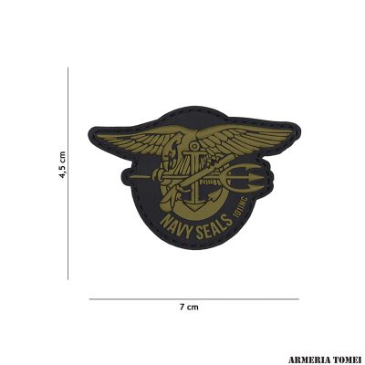 PATCH - 3D PVC NAVY SEALS VERDE #18021
