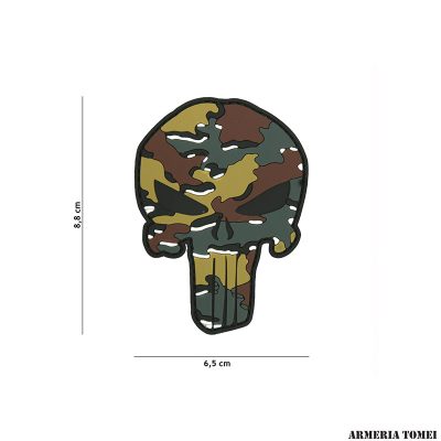 PATCH - 3D PVC PUNISHER CAMO BELGA #9058