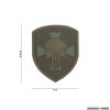 PATCH - 3D PVC SCUDO PUNISHER CROCE COYOTE #11132