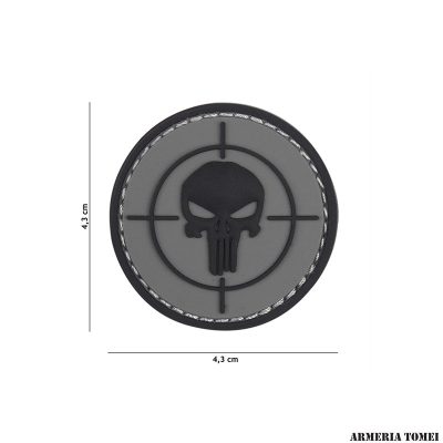 PATCH - 3D PVC PUNISHER SIGHT GRIGIO #12077