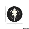 PATCH - 3D PVC PUNISHER SIGHT NERO #9033