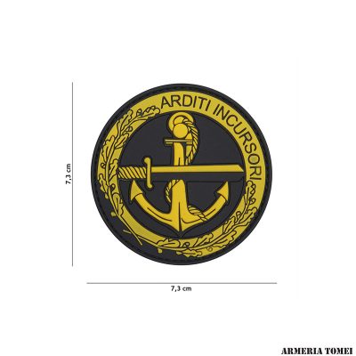PATCH - 3D PVC ARDITI INCURSORI GIALLO #20057