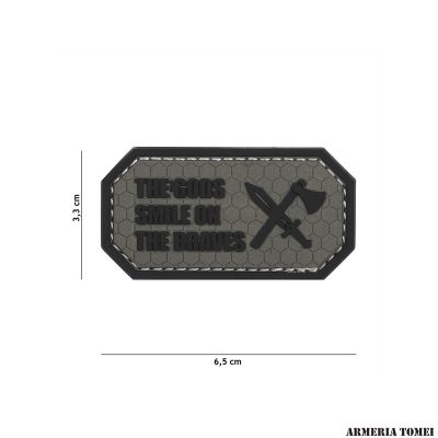 PATCH - 3D PVC THE GODS SMILE ON THE BRAVES GRIGIO #11141